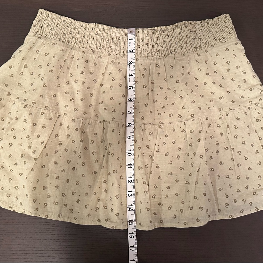 BP Printed Tiered Ruffle Miniskirt L - Picture 7 of 13